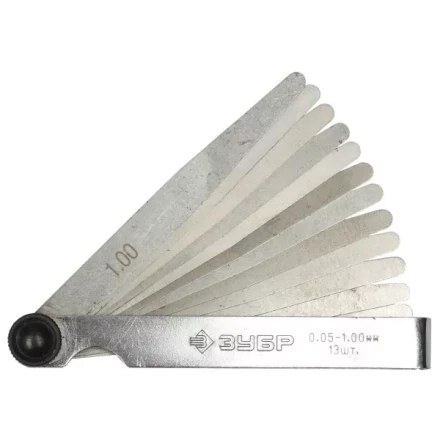 Набор ЗУБР &quot;МАСТЕР&quot; Щупы автомобильные, 0,05 - 1,00мм, 13шт 4325-H13_z01 купить в Тобольске