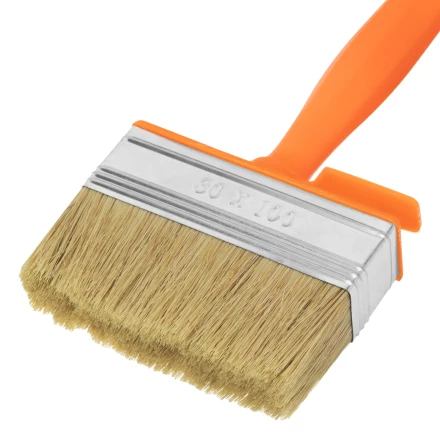 Кисть-ракля, 30х100 мм, натуральная щетина, пластмассовый корпус, пластмассовая ручка// Sparta 841067 купить в Тобольске