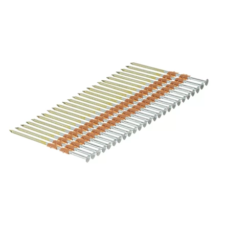 Гвозди для пнев. нейлера (оцинк.), длина - 90 мм, диам. - 3,05 мм, 2000 шт. Denzel 57690 купить в Тобольске