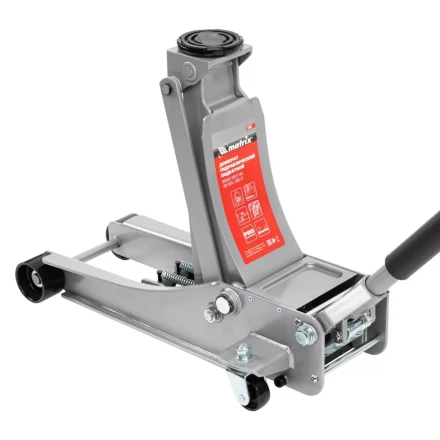 Домкрат гидравлический подкатной профессиональный, быстрый подъем, 3,5т Low Profile, Quick Lift, 100-535 мм, проф Matrix 51050 купить в Тобольске