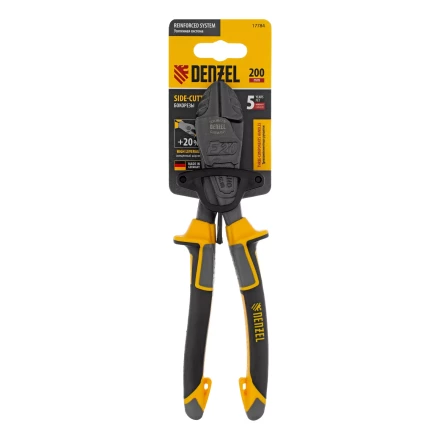 Бокорезы 200 мм Denzel 17784, усиленные, трехкомпонентные рукоятки купить в Тобольске