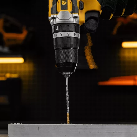 Сверло спиральное по металлу Denzel  4,5 х 126 мм, Р6М5, Golden Tip, удлиненное, 718252 купить в Тобольске