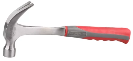 Молоток-гвоздодер ЗУБР цельнокованый, с двухкомпонентной рукояткой, 560г 20253-560 купить в Тобольске