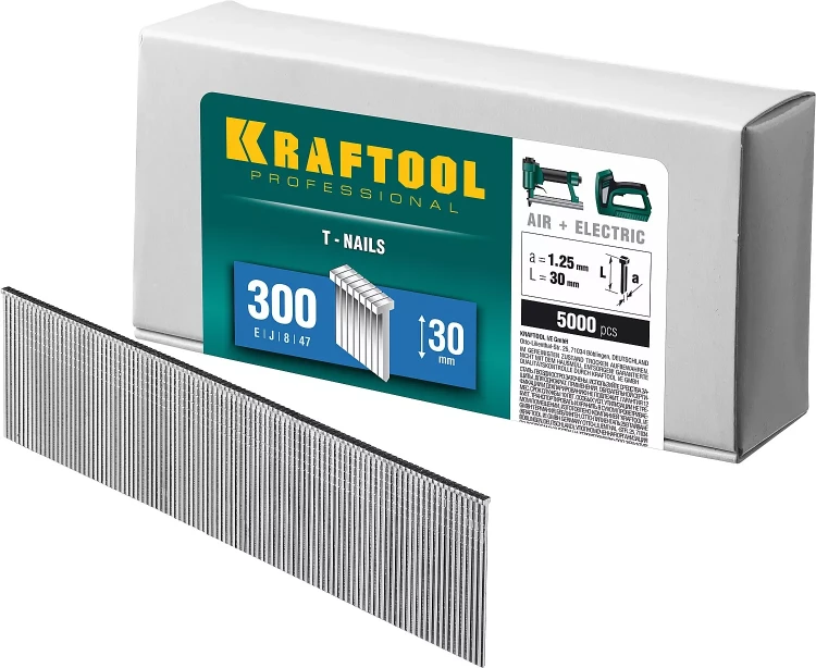 Гвозди тип 18GA (47 / 300 / F) 5000 шт 31785-30 купить в Тобольске