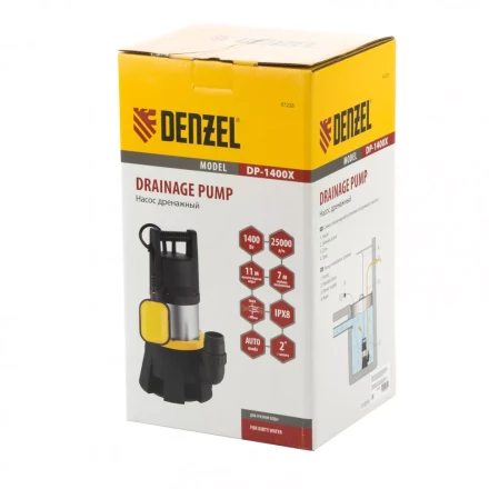 Дренажный насос Denzel DP1400X 97228 купить в Тобольске