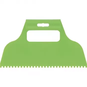 Шпатель для клея, пластмассовый, зубчатый 4х4 мм  СИБРТЕХ 86014 купить в Тобольске