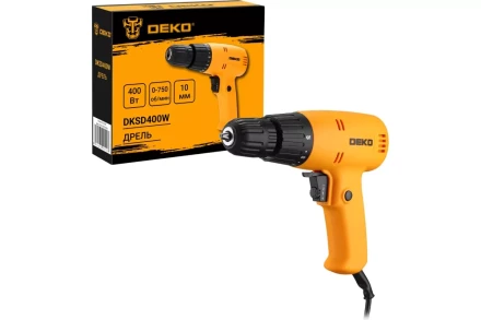 Дрель-шуруповерт сетевой DEKO DKSD400W, 063-4086 купить в Тобольске