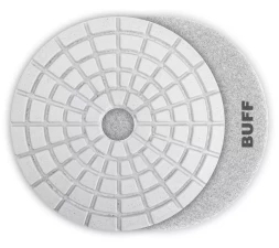 ЗУБР 125 мм, BUFF, мокрое шлифование, алмазный гибкий шлифовальный круг АГШК, Профессионал (29867-10000)