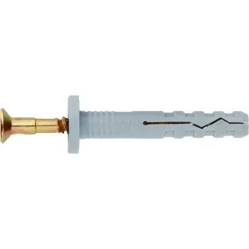 Дюбель-гвоздь СИБРТЕХ полипропиленовый с цилиндрическим бортиком 6х80 мм 100 шт 42146 купить в Тобольске