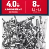ЗУБР 4.0 x 8 мм, 50 шт, алюминиевые заклепки, Профессионал (313106-40-08) купить в Тобольске