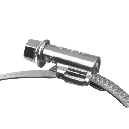 ЗУБР Х-9Н, 50 - 70 мм, накатная лента 9 мм, цинк, 50 шт, червячный хомут (37807-70) купить в Тобольске