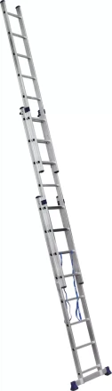 Лестница СИБИН универсальная, трехсекционная со стабилизатором, 8 ступеней 38833-08 купить в Тобольске