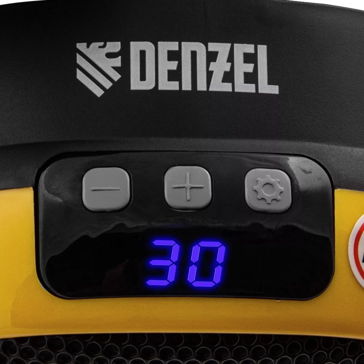 Тепловентилятор портативный керамический Denzel DTFC-700, 3 реж. вентилятор, нагрев 700 Вт 96407 купить в Тобольске