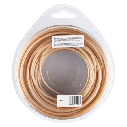 Леска для триммера армированная алюминием круглая, 3,0мм х 15м, блистер ALUFLEX Denzel 96832 купить в Тобольске