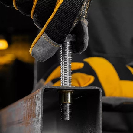 Заклепки резьбовые Denzel, стальные, оцинкованные, М12, пластиковый кейс, 25 шт., 40606 купить в Тобольске