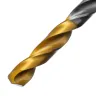 Сверло спиральное по металлу Denzel 5 х 132 мм, Р6М5, Golden Tip, удлиненное, 718254 купить в Тобольске