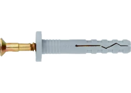 Дюбель-гвоздь полипропиленовый с цилиндрическим бортиком 8х80 мм 100 шт СИБРТЕХ 42150 купить в Тобольске