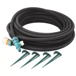 Шланг RACO сочащийся, в комплекте с коннекторами и колышками, 1/2"x15м 4270-55927