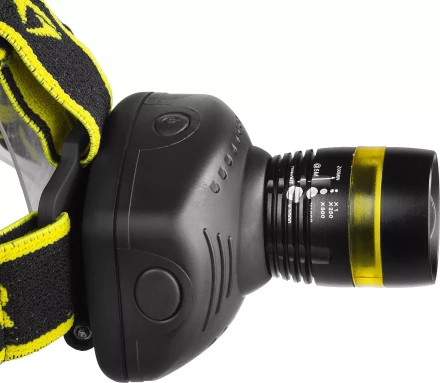 Фонарь STAYER &quot;PROFESSIONAL&quot; налобный светодиодный, 3Вт(140Лм), регулируемый фокус, 3 режима, 3ААА 56566 купить в Тобольске