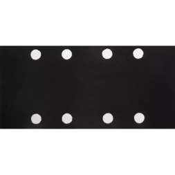 Лист шлиф. универсал. URAGAN "Оптимален для мягких пород дерева" 8 отверстий по линии, для ПШМ, P320, 80х166мм, 10шт 907-21101-320-10