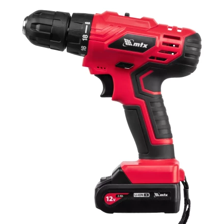 Дрель-шуруповерт аккумуляторная MTX MCDL-12-02, Li-Ion, 12 В, 2 акк. 26182 купить в Тобольске