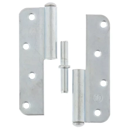 Петля накладная ПН1-110 левая цинк 4штуки  Металлист Россия 91553 купить в Тобольске