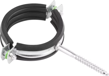 ЗУБР. Хомут трубный оцинкованный, с шурупом, 2&quot;, 40шт 37854-58-63-40 купить в Тобольске