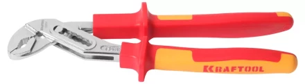 Клещи &quot;ELECTRO-KRAFT&quot;, Cr-Mo сталь, двухкомпонентная маслобензостойкая рукоятка, хромированное покрытие, 250мм, KRAFTOOL 2202-10-25_z01 купить в Тобольске
