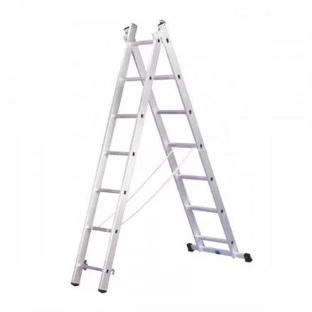 Лестница двухсекционная 2х 8 ступеней ЭНКОР 69696 купить в Тобольске