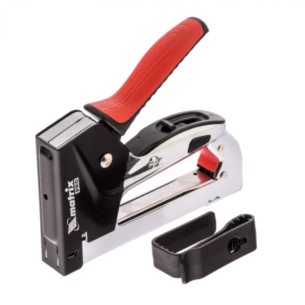 Степлер мебельный стальной быстрая загрузка тип скобы 53 4-14 мм PRO Matrix 40917 купить в Тобольске