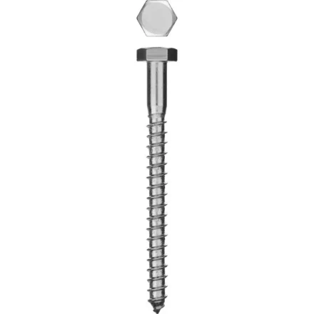 Шурупы ЗУБР &quot;МАСТЕР&quot; с шестигранной головкой, оцинкованные, 6x70мм, 85шт 4-300451-06-070 купить в Тобольске