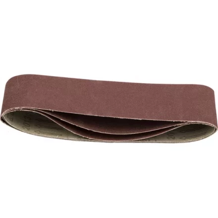 Лента STAYER &quot;MASTER&quot; шлифовальная универсальная бесконечная на тканевой основе, для ЛШМ, P120, 75х533мм, 3шт 35442-120 купить в Тобольске