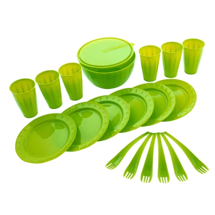 Набор для пикника на 6 персон, 20 предметов, контейнер 9 л в комплекте, Camping// Palisad 69451 купить в Тобольске