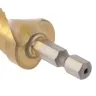 Сверло ступенчатое 4-6-8-10-12-14-16-18-20 мм HSS спиральный проф. шестигр. хвостовик MATRIX 72356 купить в Тобольске
