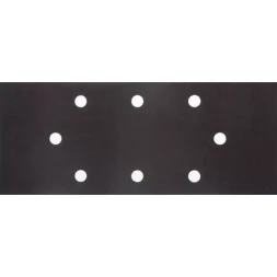 Лист шлиф. универсал. URAGAN "Оптимален для мягких пород дерева" 8 отверстий по линии, для ПШМ, P320, 93х230мм, 10шт 907-22102-320-10