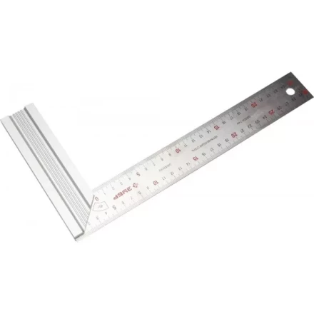 Угольник ЗУБР &quot;ЭКСПЕРТ&quot; столярный , усиленная алюминиевая рукоятка, нержавеющее полотно 37мм, длина 300мм 34394-30 купить в Тобольске