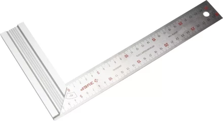 Угольник ЗУБР &quot;ЭКСПЕРТ&quot; столярный , усиленная алюминиевая рукоятка, нержавеющее полотно 37мм, длина 300мм 34394-30 купить в Тобольске