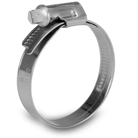 Хомуты нержав. сталь,  стандартное болтовое крепление 10-16мм, 100шт/уп,ширина 9мм   СИБРТЕХ 47577 купить в Тобольске