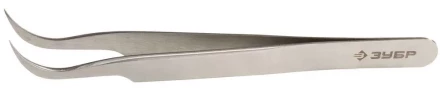 Пинцет ЗУБР д/электроники и точной механики, нерж. сталь, антимагнит, изогнутый, заостренные губки, 110мм 22211-3-110 купить в Тобольске