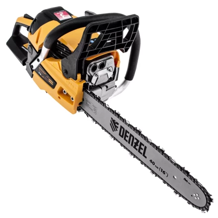 Пила цепная бензиновая Denzel DS-4516, шина 40 см, 45 см3, 2,5 л.с, шаг 0,325, паз 1,5 мм, 64 звена 95236 купить в Тобольске