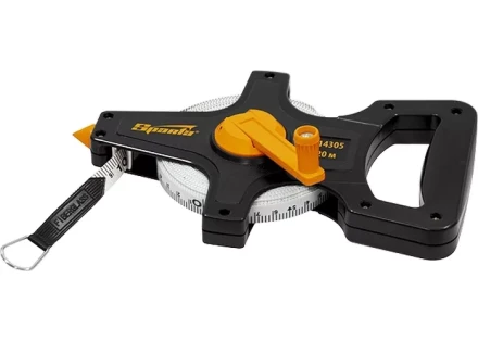 Рулетка геодезическая 50 м х 10 мм SPARTA лента ПВХ с открытым корпусом 314405 купить в Тобольске