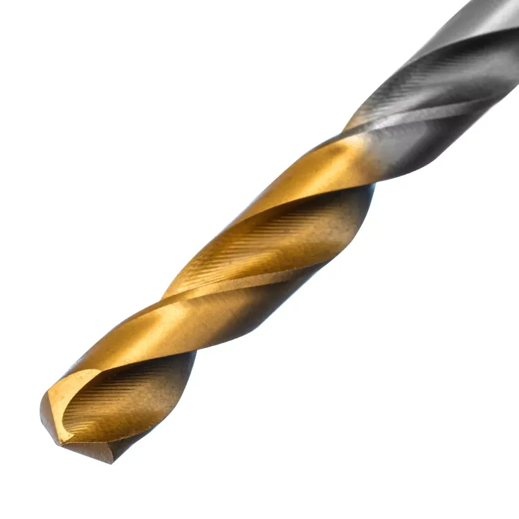 Сверло спиральное по металлу Denzel 6 х 139 мм, Р6М5, Golden Tip, удлиненное, 718256 купить в Тобольске