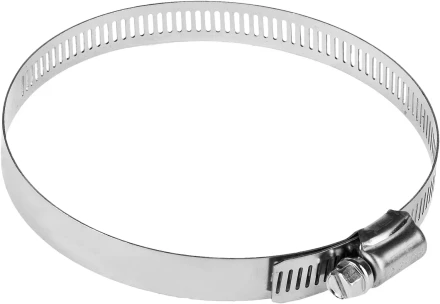 Хомуты ЗУБР &quot;ЭКСПЕРТ&quot;, нерж. сталь, просечная лента 12 мм, 91-114 мм, 50 шт 37815-091-114-50 купить в Тобольске