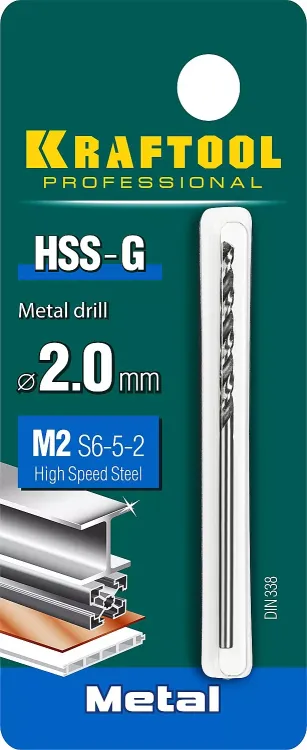 Сверла по металлу HSS-G Оберон 29651-2 купить в Тобольске