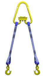 Строп текстильный двухветвевой 2СТ 0.63 т L=6 м SF6 30 мм Звено РТ-3