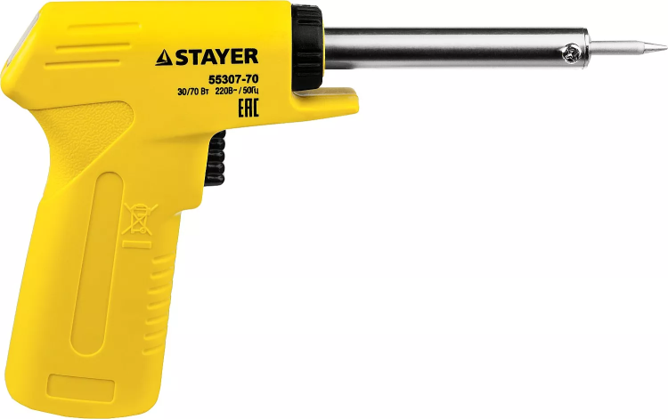 Набор для паяльных работ STAYER "PROFI" PROTerm, 55315-70-H4 паяльник 55307 + подставка + припой + шприц, 60 Вт 55315-70-H4 купить в Тобольске