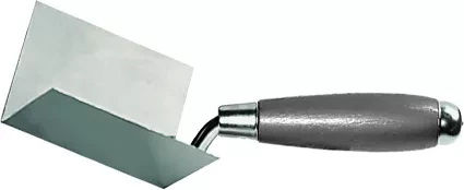 Мастерок из нерж. стали 110 х 75 х 75 мм для внутренних углов деревянная ручка  MATRIX 86310 купить в Тобольске
