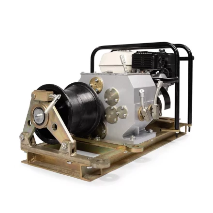 Лебедка тяговая автономная КВТ ЛТА-3 с бензиновым приводом, 3 т (88396) купить в Тобольске