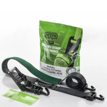 Ремень стяжной автовозный HITCH REGULAR 50мм STF 400DaN 3000кг 3м резин контр 750мм поворотн J-крюки (SZ068108) купить в Тобольске