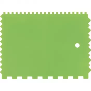 Шпатель для клея, пластмассовый, 130х170 мм, зубчатый  СИБРТЕХ 86018 купить в Тобольске